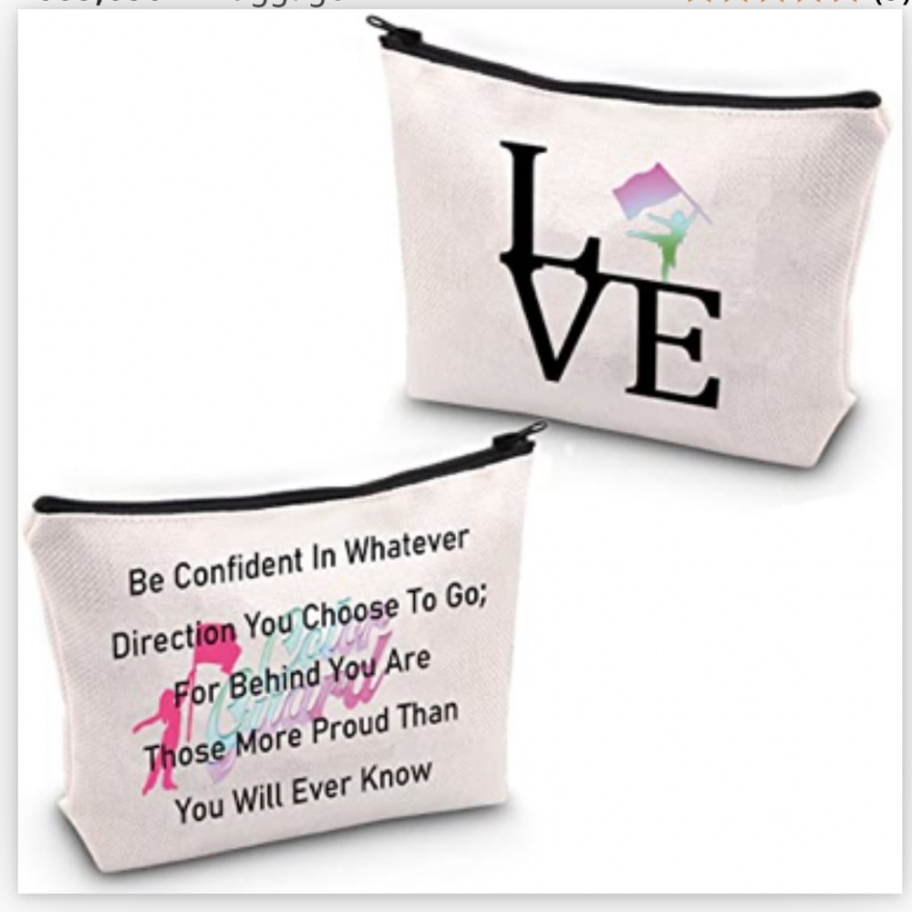 JYTAPP Color Guard Gifts Color Guard Makeup Bag Flag